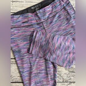 Ideology Purple Multi-Stripe Leggings
